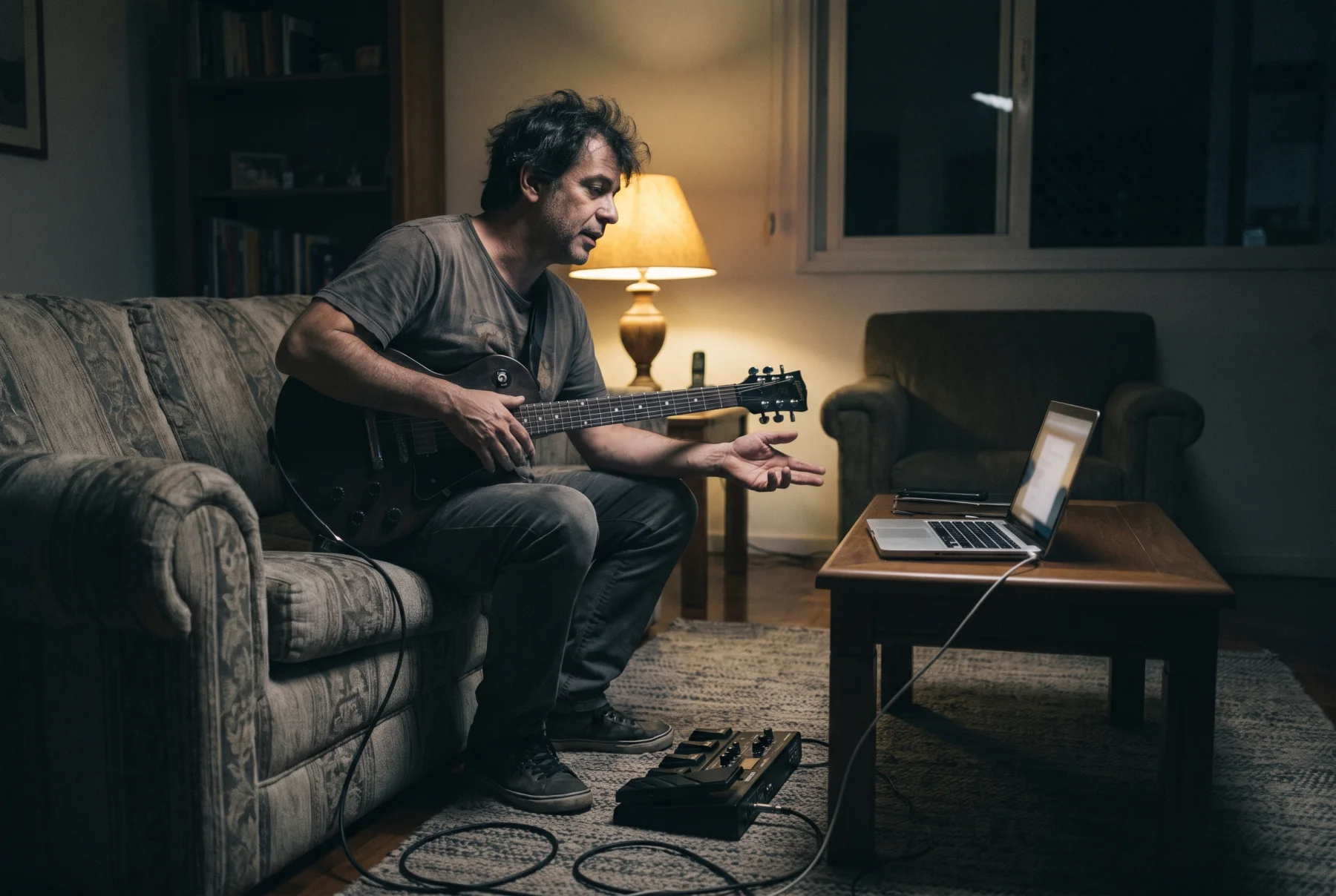 Guitarrista não pede gain em 60, pede o som do disco