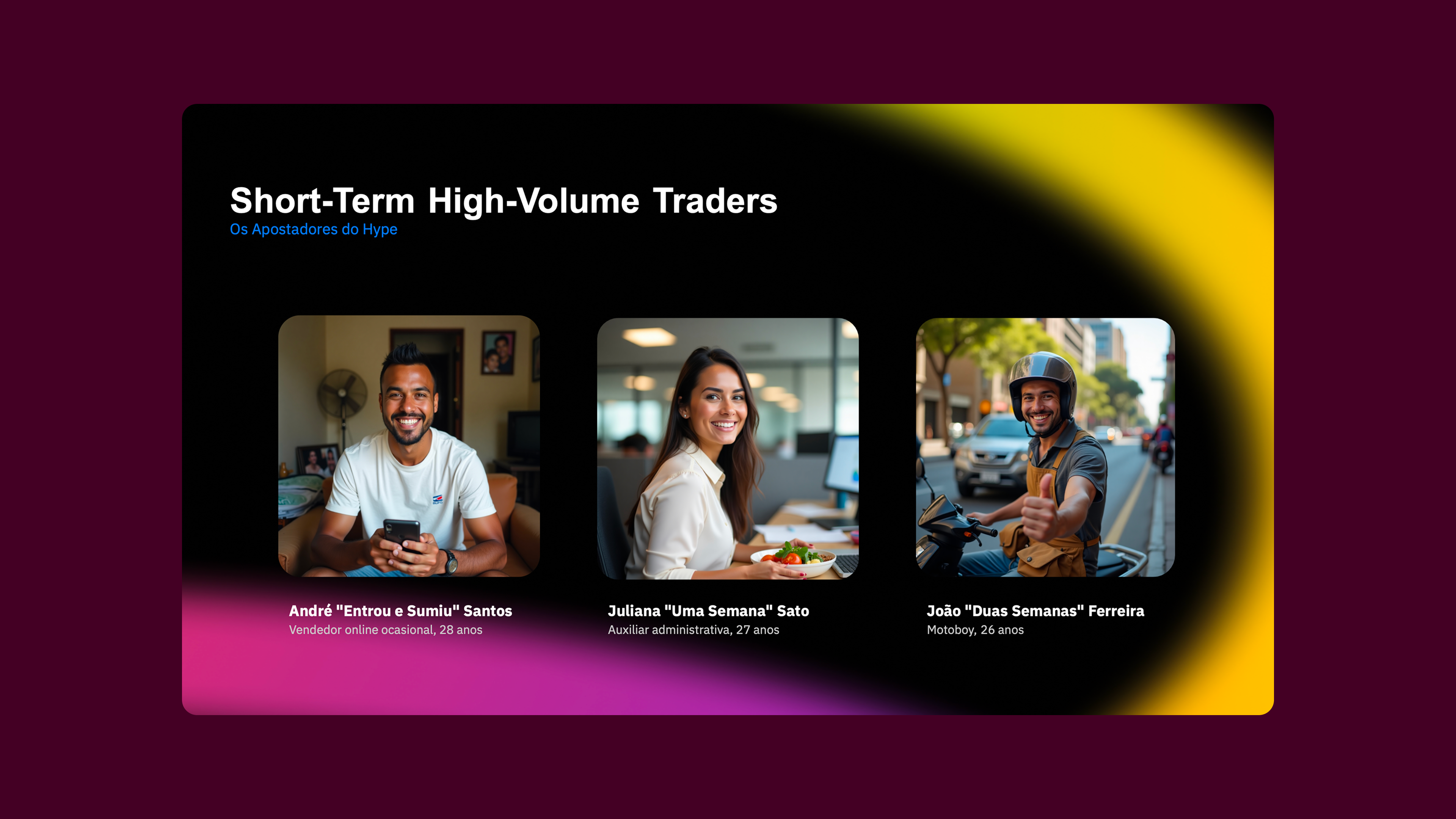 JTBD cluster profile: Short-Term High-Volume Traders